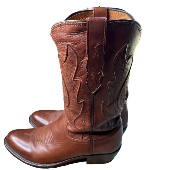 Lucchese American Calf Summer-Style Medium Round Toe Honey Brown 10D main image 8